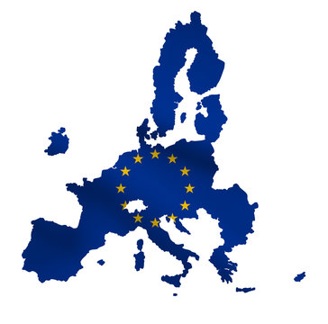Europe Flagmap after Brexit