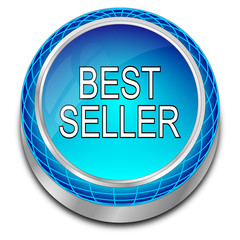 Bestseller button - 3D illustration