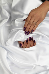 purple nails