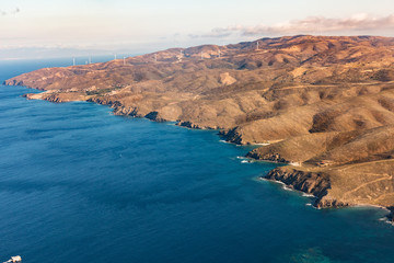 Windmills on the hills.