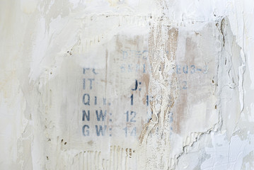 Digital created grunge Texture with text elements