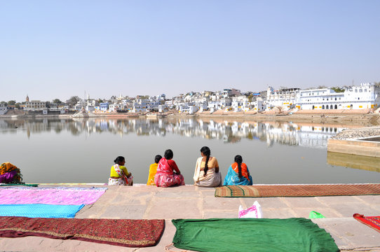 Frauen in Pushkar