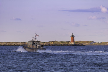 Pilot Boat with Lighthouse
