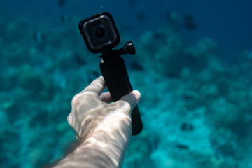 Underwater action camera