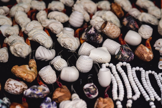 Handcrafted Meerschaum Trinkets in Various Forms