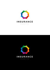Insurance logo template. © Pitcher