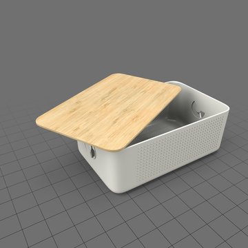 Open contemporary breadbox