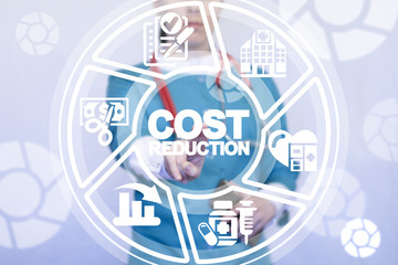 Cost Reduction Health Care concept.