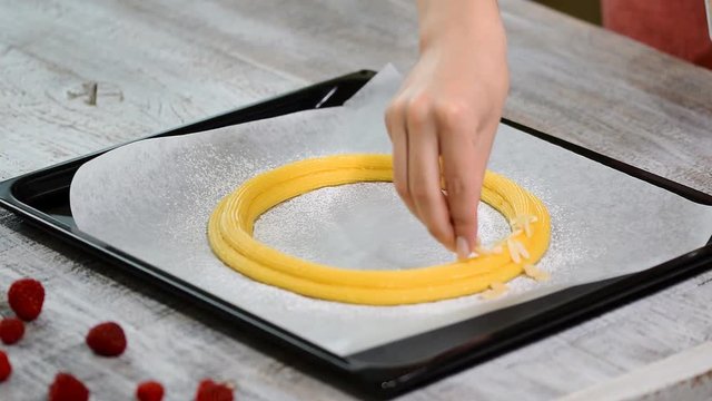 The Process of Making Paris Brest.