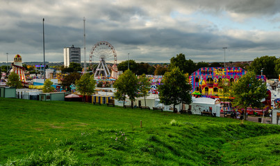 Goose Fair, Nottingham in the daytime