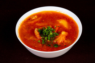 Uzbek shurpa soup