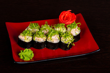 Japanese roll with chicken