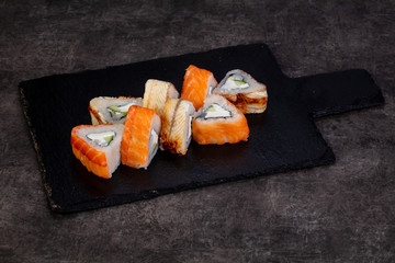 Japanese roll with eel