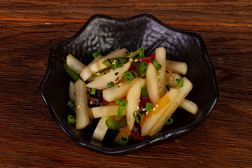 Japanese daikon salad