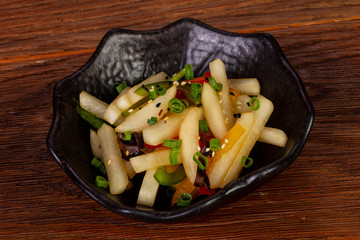 Japanese daikon salad