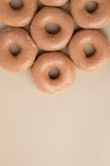 Delicious Hot and Fresh Glazed Donuts for Breakfast