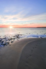 The largest lake in the east of Estonia.