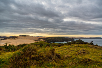 Giant sand dunes, Cape Maria Van Diemen 