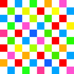 Abstract colourful squares pattern background