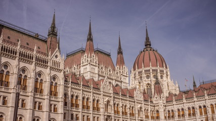 Fototapeta premium Hungarian Parliament Building in Budapest