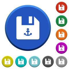 Link file beveled buttons