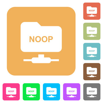 FTP no operation rounded square flat icons