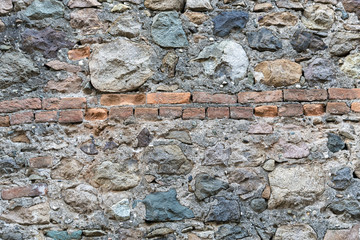 Винтажная старинная каменная стена 