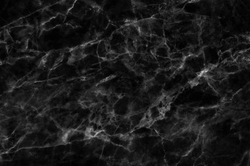 Black marble patterned texture background for design.