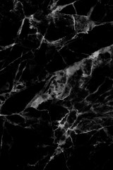 Black marble patterned texture background for design.