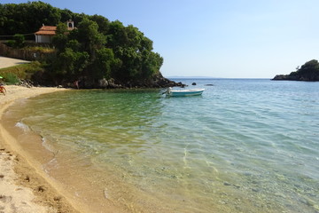 Tropical beach in Greece