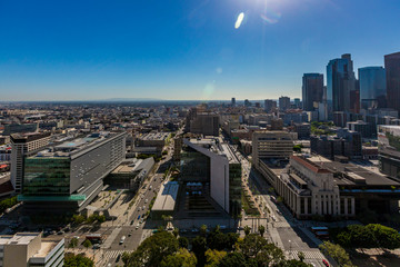 View of the city of Los Angeles, from Los Angeles City Hall
