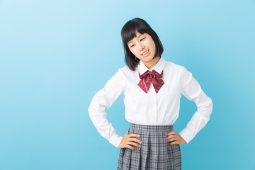 女子学生　怒る