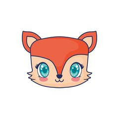 cute fox adorable character
