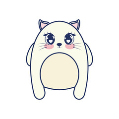 cute cat adorable character