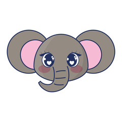 cute elephant adorable character