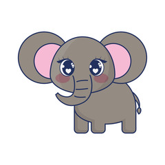 cute elephant adorable character
