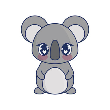cute koala adorable character