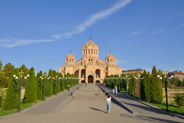 Obraz premium Saint Gregory Lusavurich (Illuminator) Cathedral in Yerevan