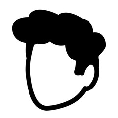 young man head avatar character