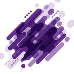 Violet geometric motion shapes background