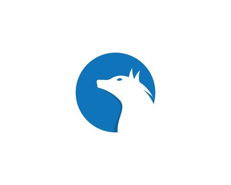 Wolf logo illustration