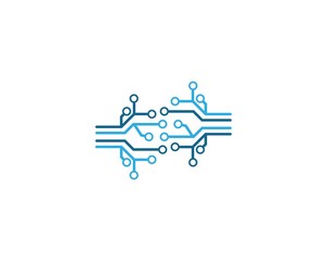 Circuit logo illustration