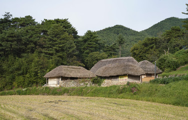 Fototapeta na wymiar 한국의 전통 한옥