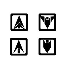 arrow icon illustration vector set