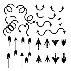 arrow icon illustration vector set