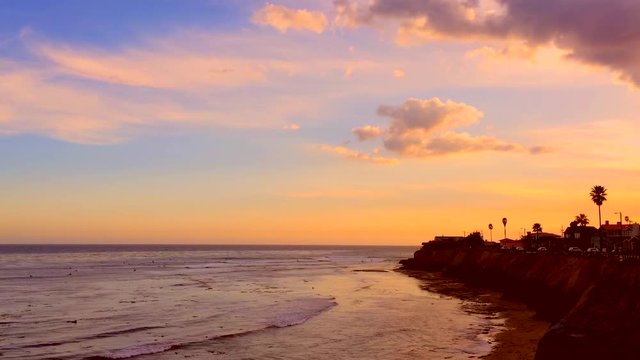 Santa Cruz, Pleasure Point, on the northern Monterey Bay in Santa Cruz County, California, USA, a world renowned surf location