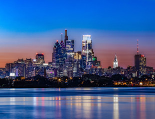 Fototapeta na wymiar Philadelphia Skyline 