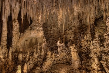 Carlsbad Cavern National Park is largely an Underground Cave System