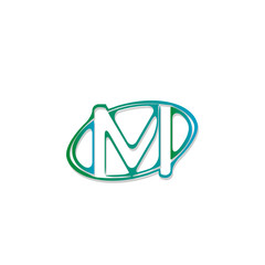 simple and brilliant letter M icon logo design vector
