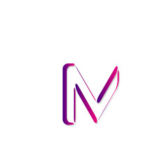 simple and brilliant letter M icon logo design vector